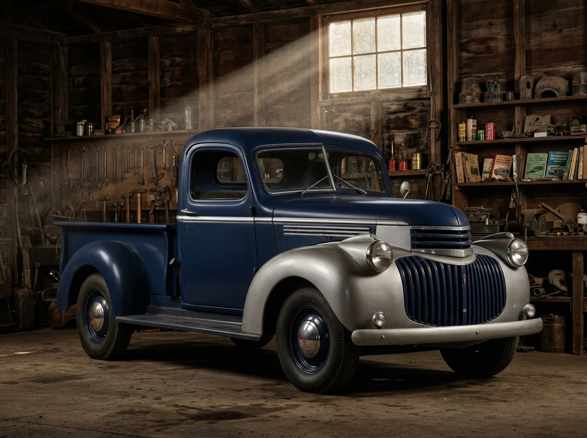 Chevrolet de 1942 que foi de Steve McQueen passa quase 20 anos parado e volta a rodar com poucos reparos