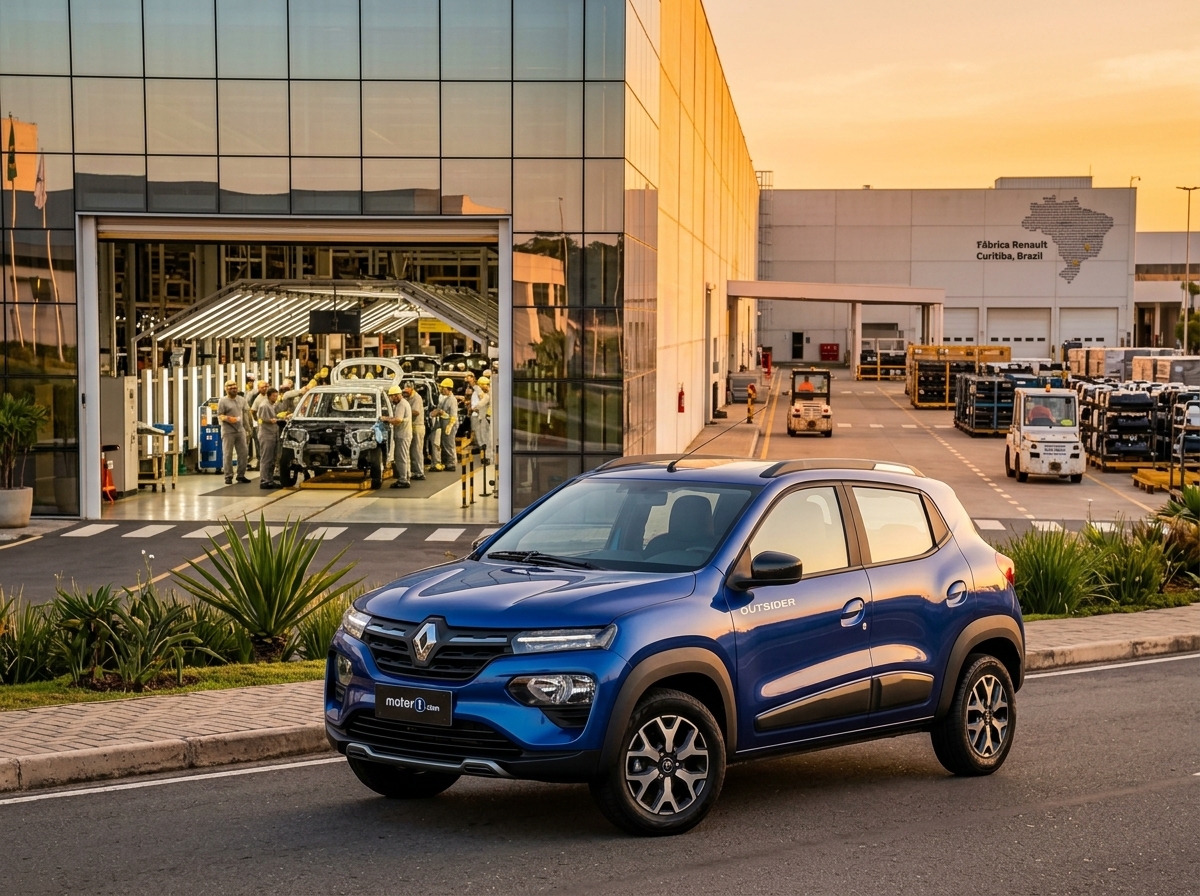 Renault Kwid atinge 800 mil unidades produzidas no Brasil