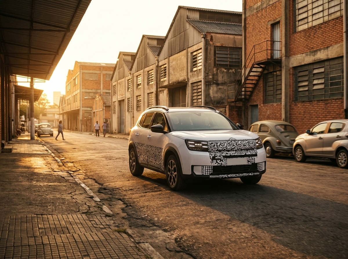 Fiat Argo X aparece quase sem camuflagem e revela detalhes do visual definitivo