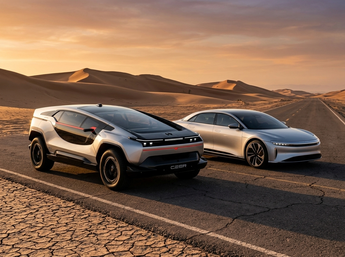 Arábia Saudita lança marca elétrica Ceer com sedã e SUV de até 1.111 cv