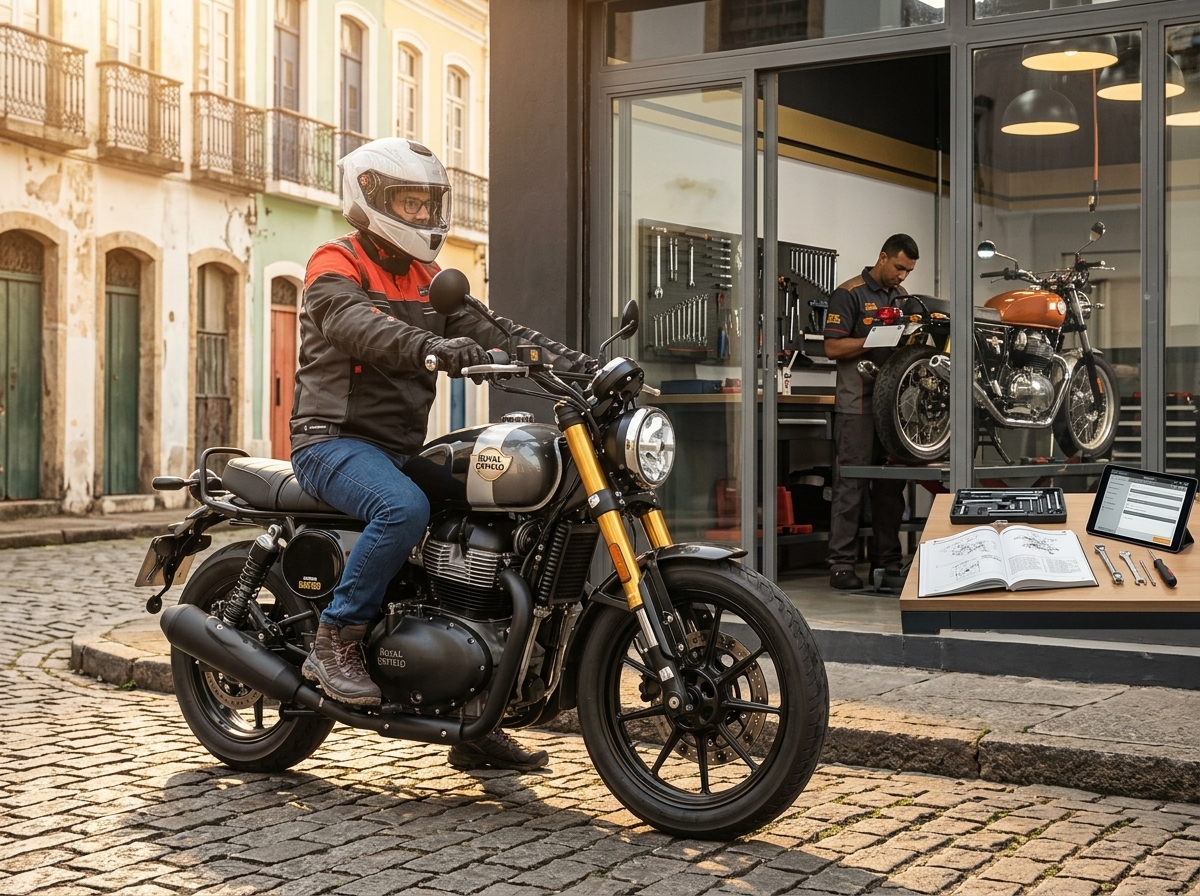 Royal Enfield corta custo de revisões no Brasil em até 34%
