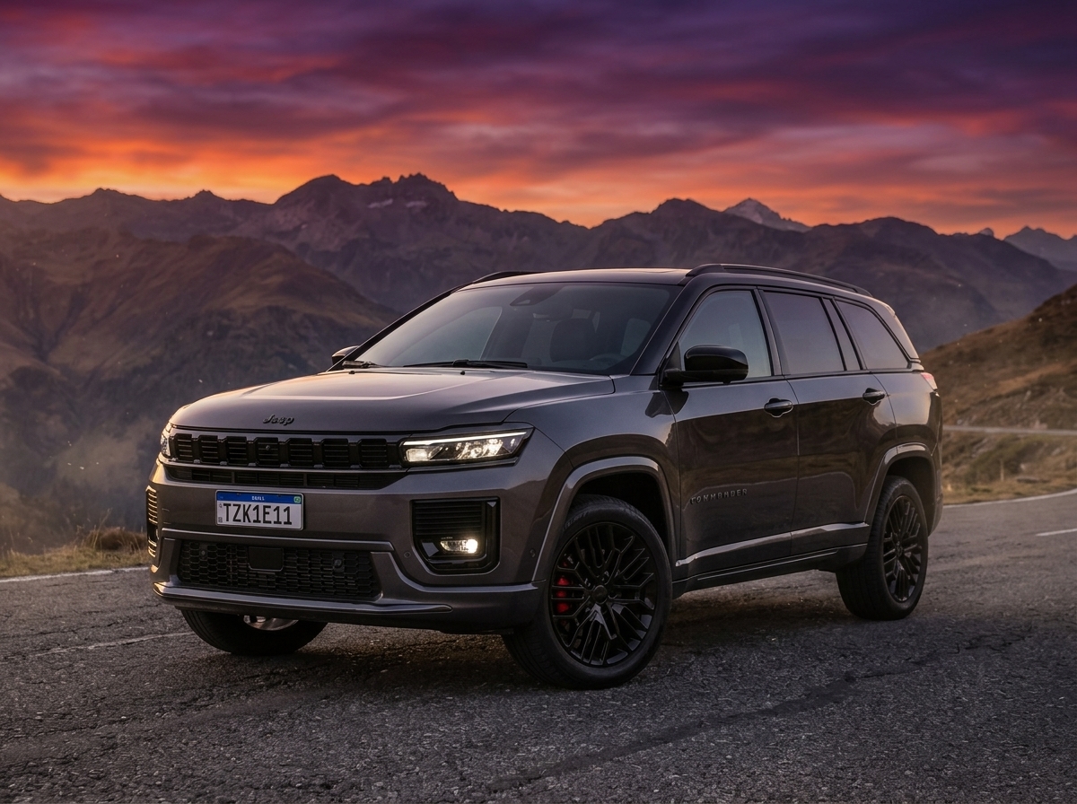 Jeep Commander Blackhawk 2027 chega a R$ 329 mil com motor potente, mas consumo e peso pesam na conta