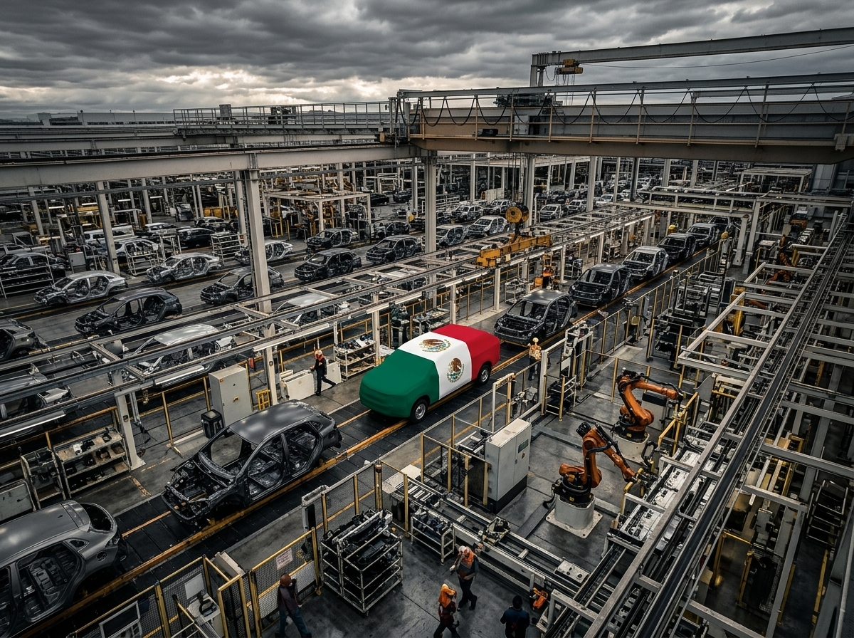 Tarifas dos EUA derrubam produção e exportações de veículos no México