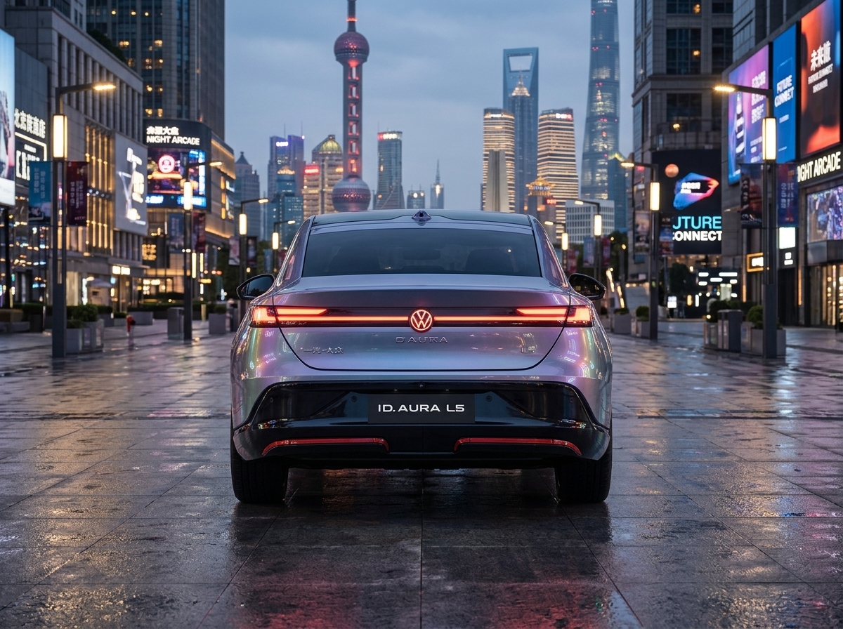 Volkswagen ID.Aura L5: sedã elétrico de até 416 cv chega à China em 2027