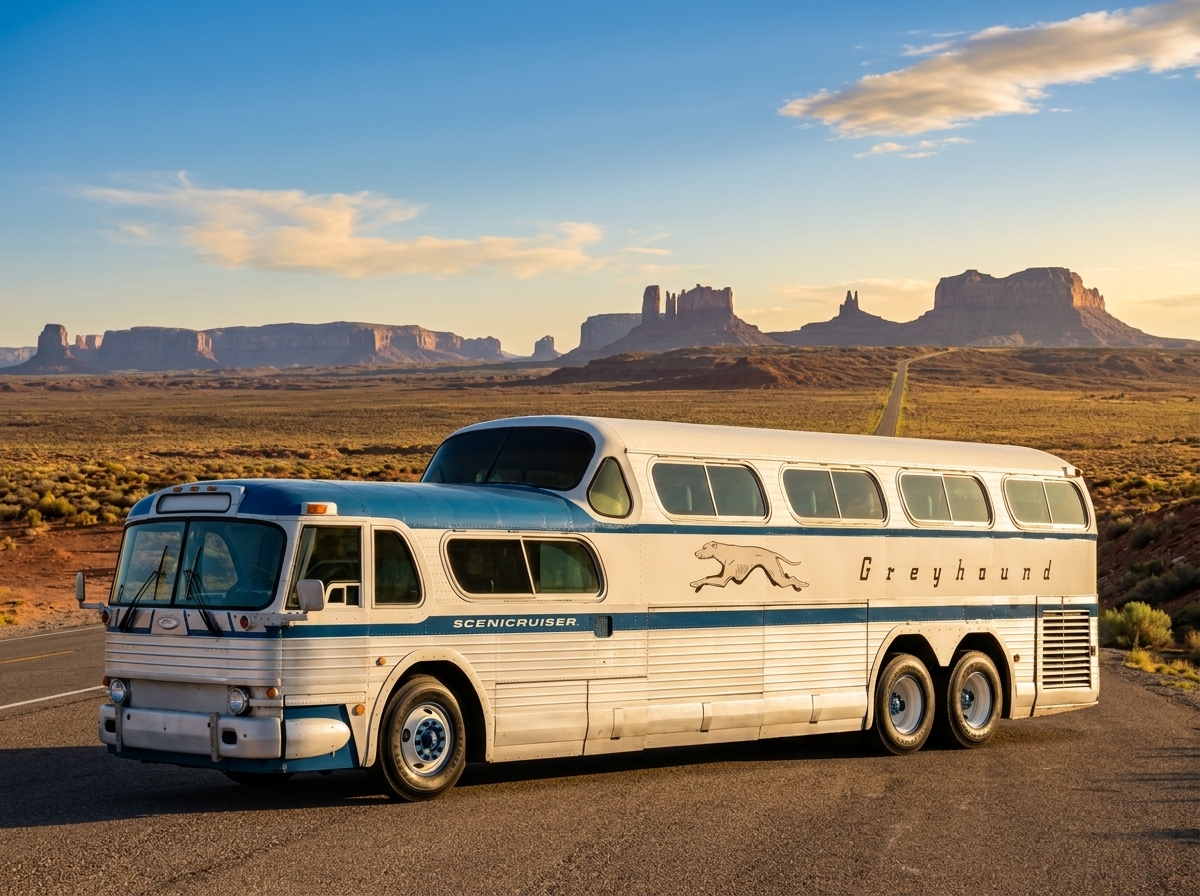 GM Scenicruiser restaurado vai a leilão nos EUA sem preço estimado