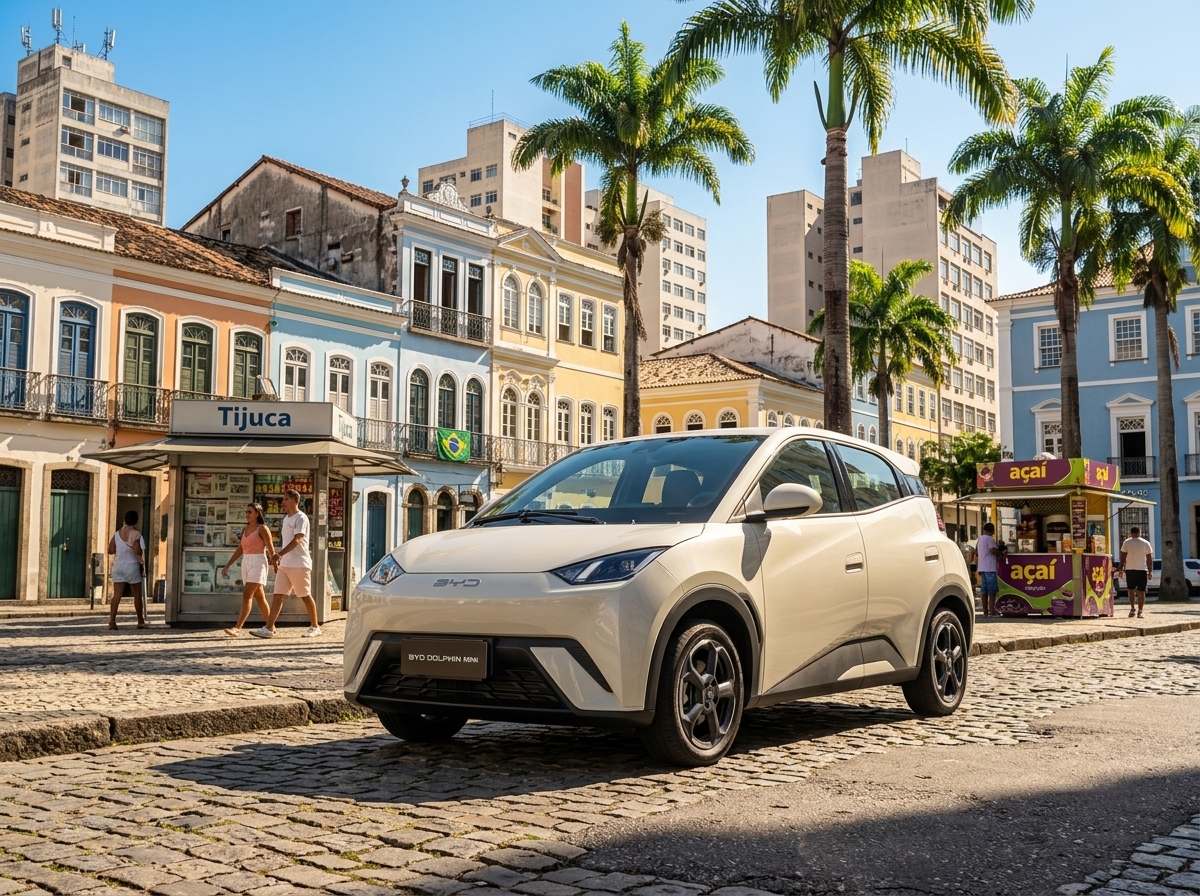 BYD Dolphin Mini bate recorde e lidera ranking de hatches em setembro