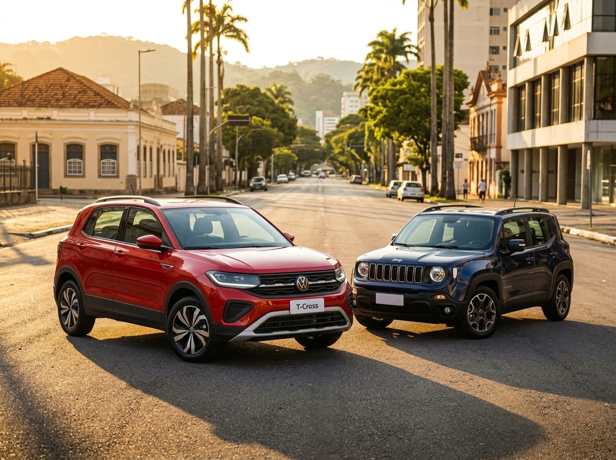 T-Cross lidera SUVs em setembro por apenas 97 unidades sobre o Tera
