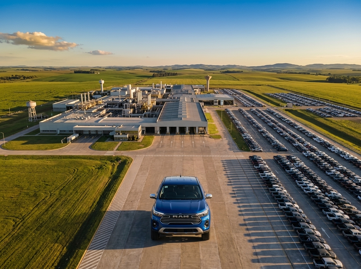 Fábrica argentina da Stellantis chega a 1,5 milhão de veículos e anuncia expansão com Titano e Ram Dakota