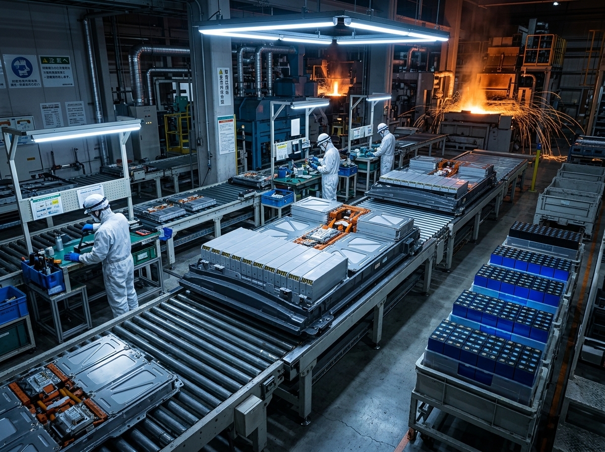 Japão inaugura fábrica para reciclar baterias de 60 mil elétricos por ano e busca matéria-prima no exterior