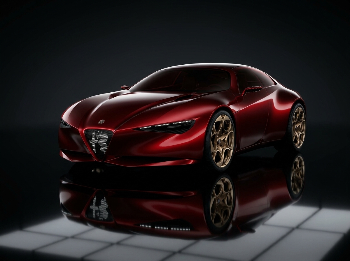 Alfa Romeo Cuorerosso: conceito cupê revela design e promete V6 híbrido para futuros modelos