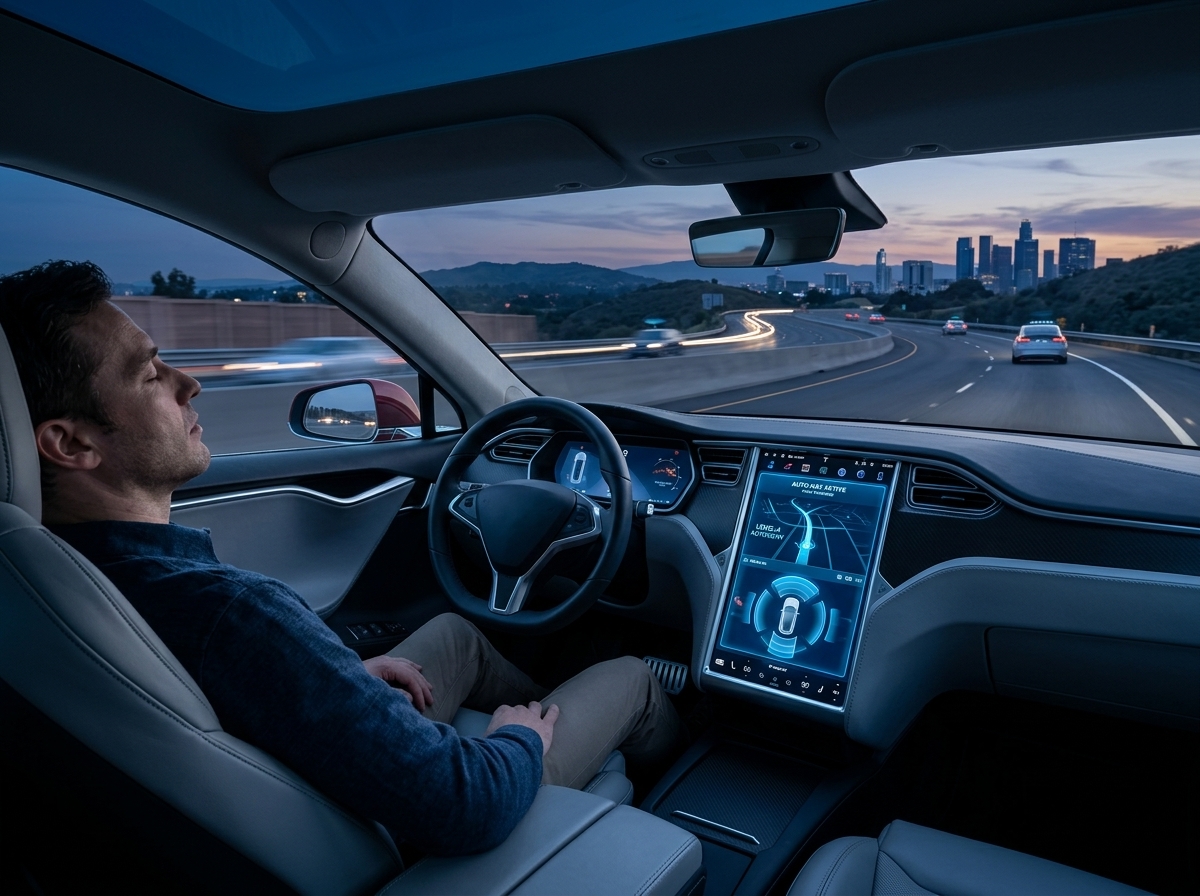 Deputado americano quer travas obrigatórias no Autopilot e FSD da Tesla após vídeos de motoristas dormindo ao volante