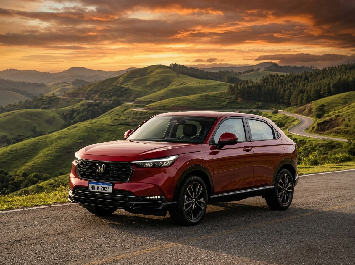 Honda HR-V Touring 2026 chega a R$ 209.900 com motor potente e acabamento refinado, mas suspensão firme divide opiniões