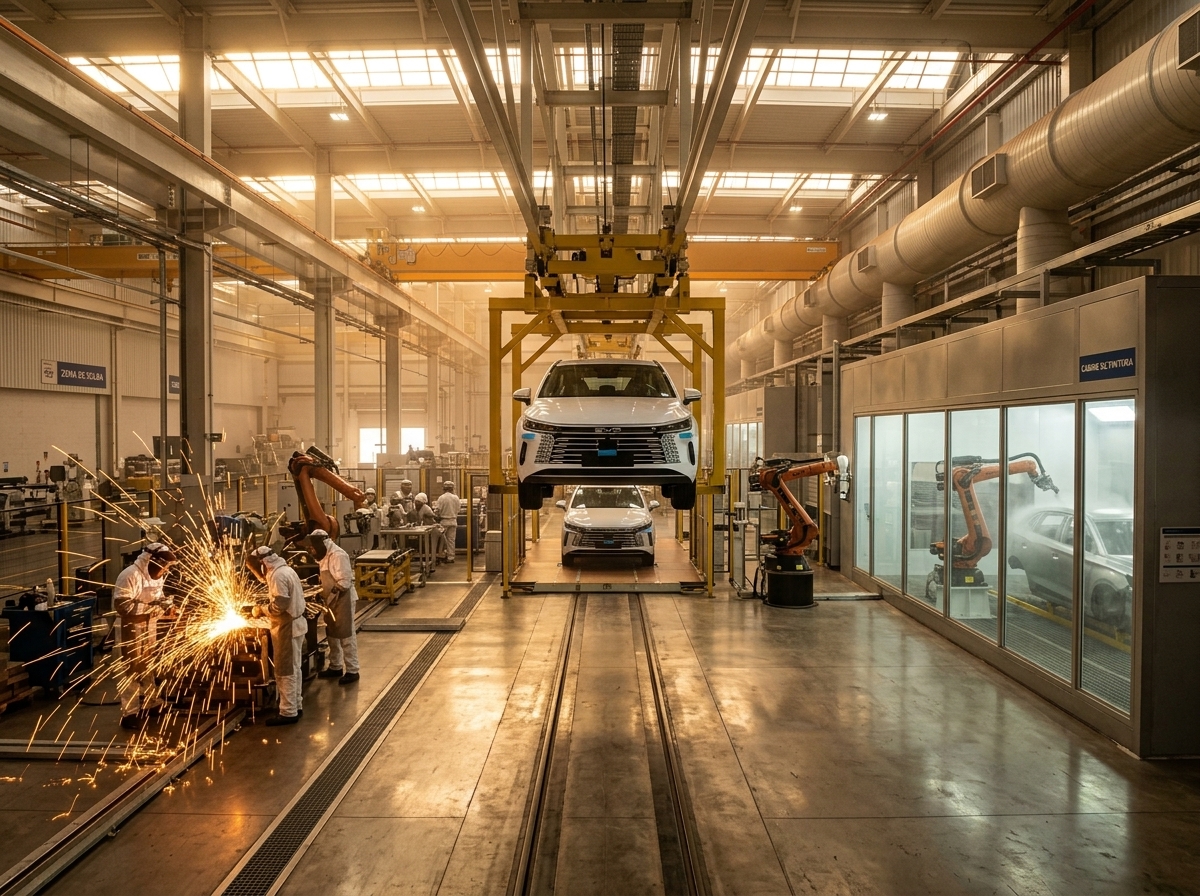 BYD contrata mais 1.100 trabalhadores para soldagem e pintura em Camaçari rumo à produção nacional