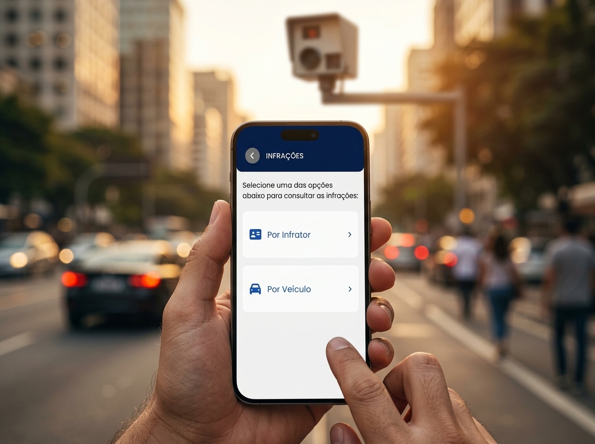 Emprestou o carro e levou multa? App CNH do Brasil permite transferir os pontos para quem estava ao volante