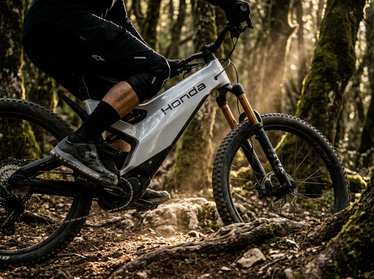 Honda anuncia retorno ao mountain bike com bicicleta elétrica de carbono desenvolvida com a alemã Rotwild
