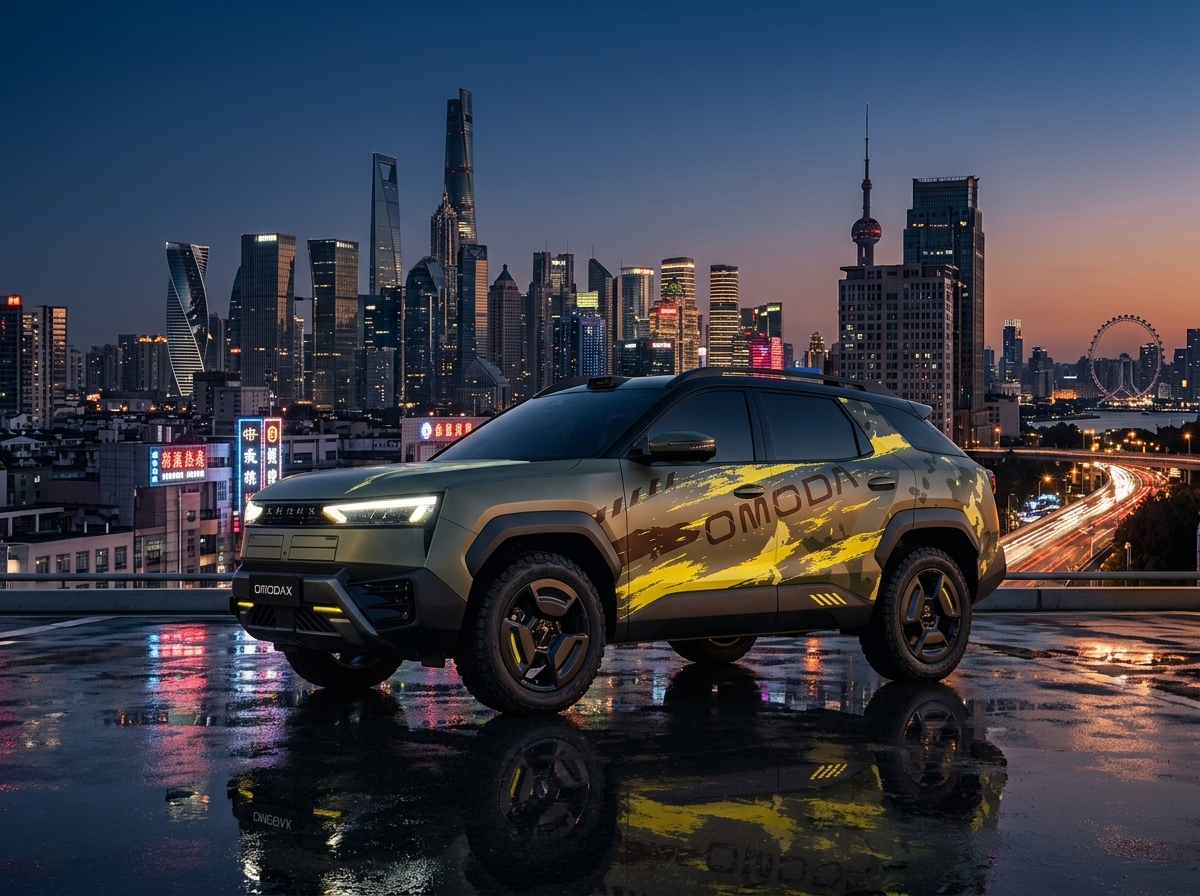 Omoda X chega à China com tração integral da Jetour e sistema de karaokê para quatro pessoas