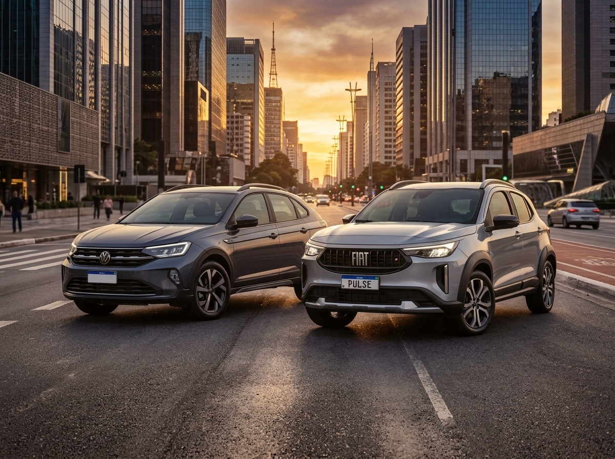Pulse e Yaris Cross travam duelo de seis unidades pelo 4º lugar entre os SUVs em setembro