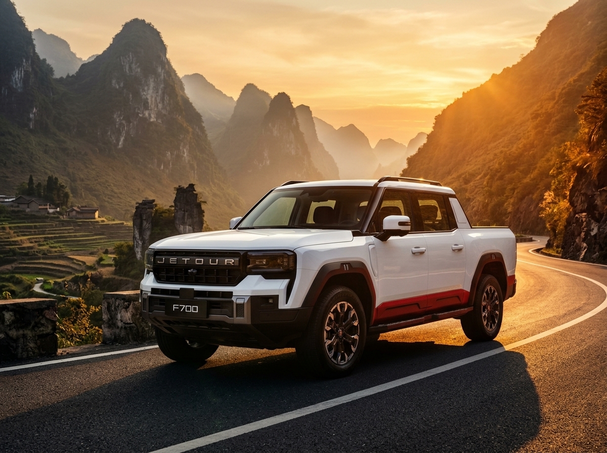 Jetour F700: picape híbrida de 904 cv do Grupo Chery já foi registrada no Brasil