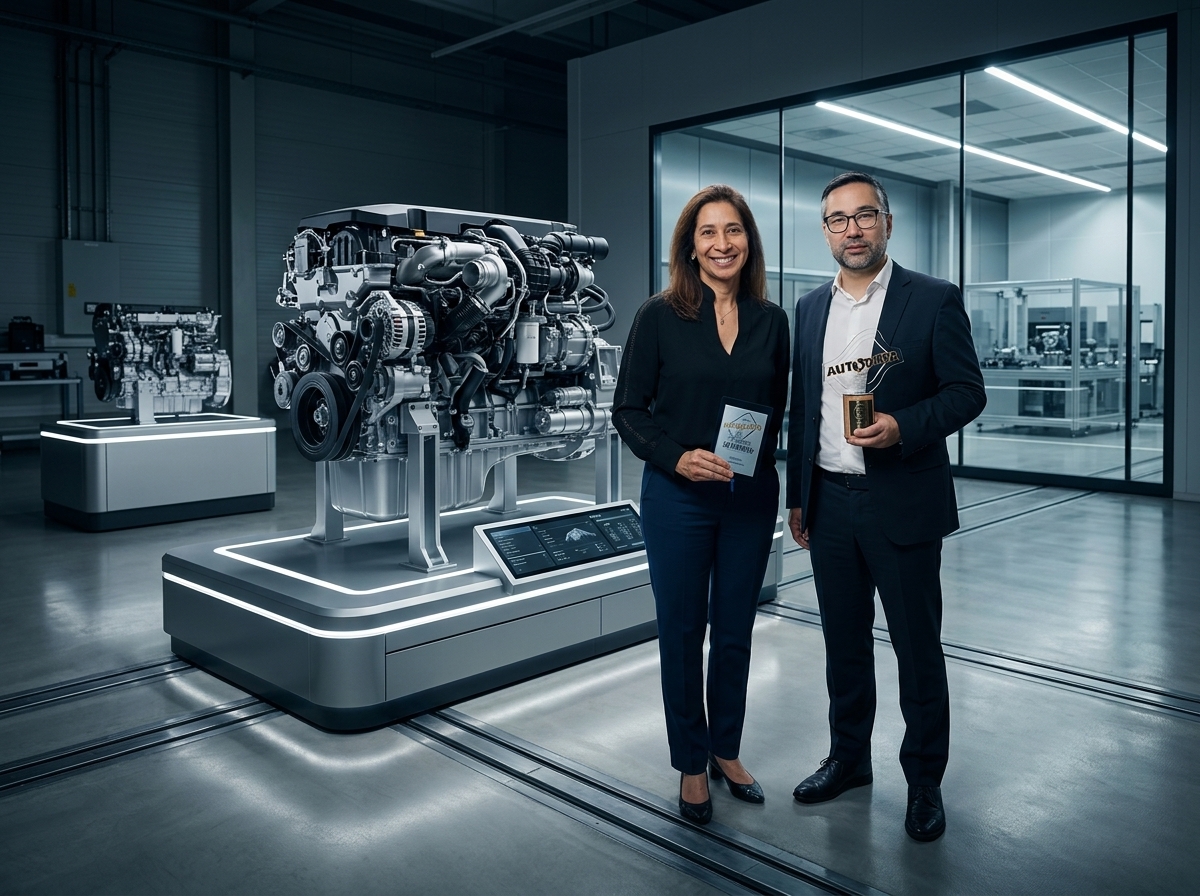 Cummins leva o Prêmio Auto Data 2026 na categoria Fornecedor de Powertrain