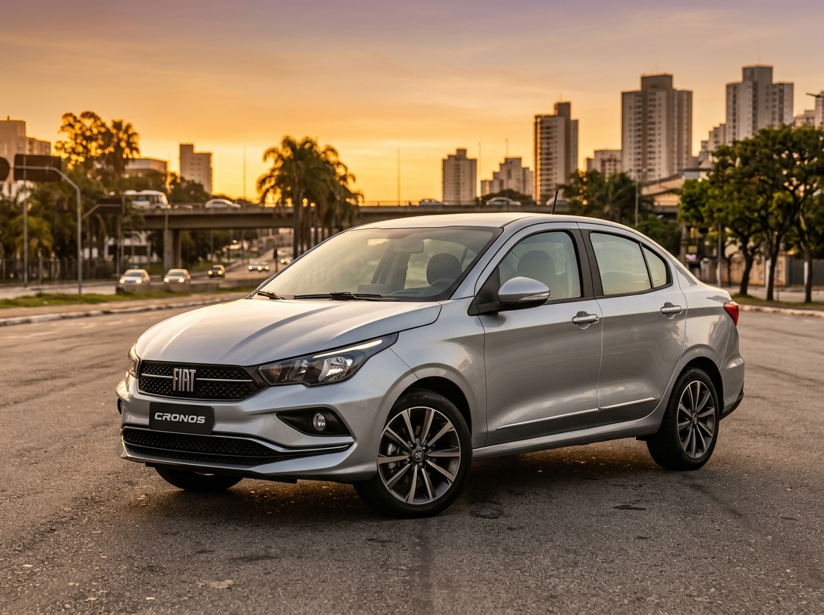Fiat Cronos cai 14% em setembro, mas mantém vantagem de 588 unidades sobre o Honda City