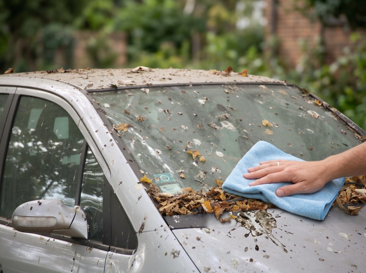 Cocô de pássaro na pintura do carro: como tirar sem deixar marca