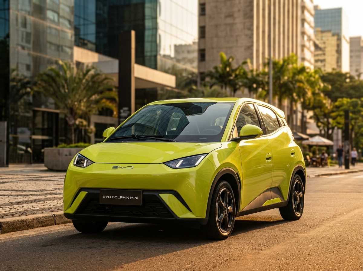 BYD Dolphin conquista 3º lugar entre hatches usados de até 3 anos e pressiona Onix e Polo