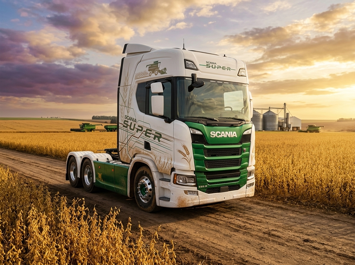 Scania Consórcio sorteia caminhão 560 R Super 6×4 em promoção voltada ao agronegócio