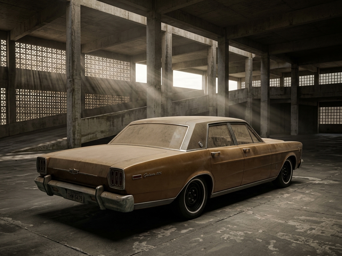 Gaúcho compra 30 anos depois o Ford Galaxie que admirava na infância e que ficou décadas parado num estacionamento