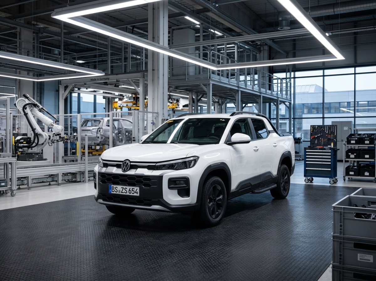 Volkswagen Tukan aparece em versão intermediária inédita flagrada na Alemanha
