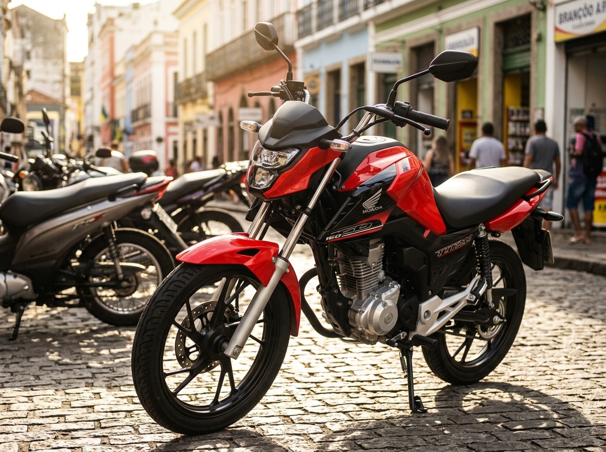 Honda CG 160 2027 chega com motor flex em toda a linha e novos itens de segurança