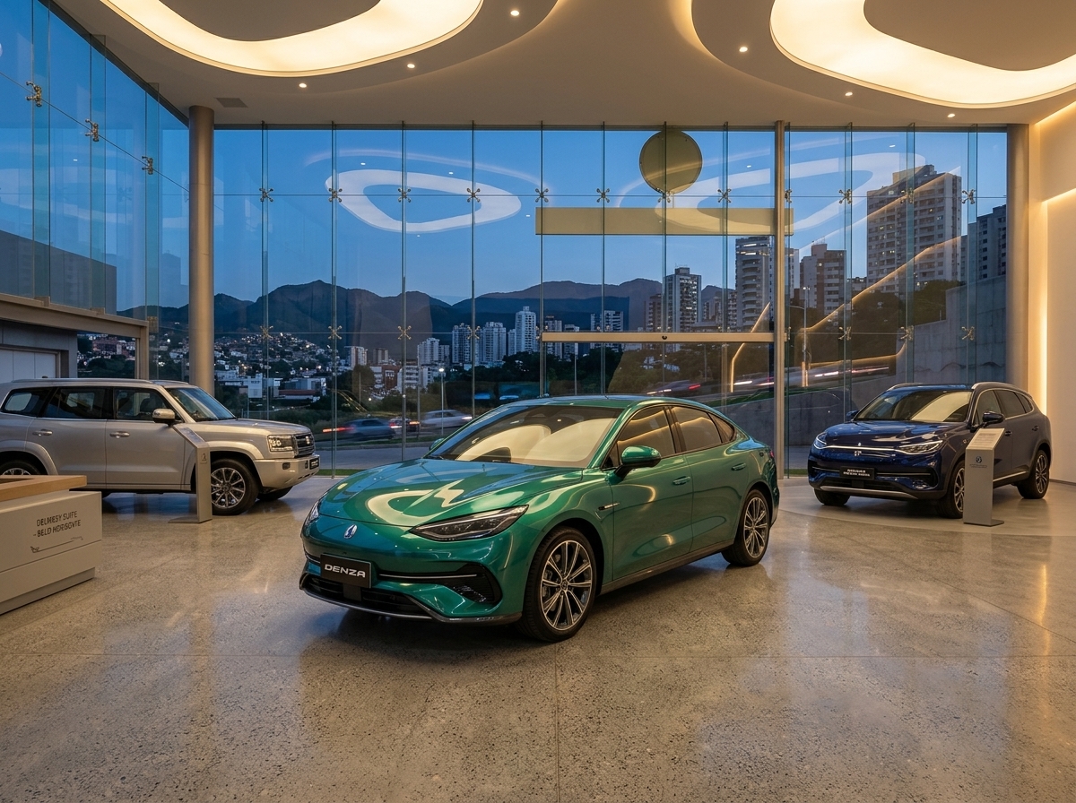 Denza abre primeira concessionária em Minas Gerais e mira expansão no segmento de luxo elétrico