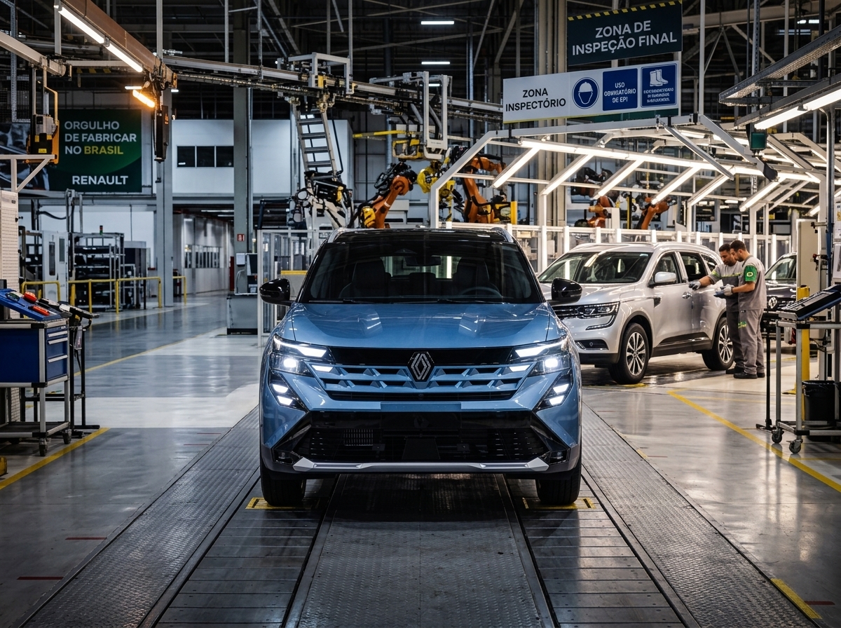 Renault recebe R$ 181,8 milhões do BNDES para desenvolver motor híbrido nacional até 2027