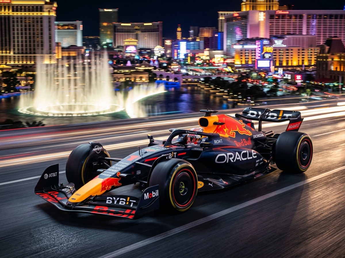 Verstappen vence o GP de Las Vegas e Bortoleto abandona a corrida