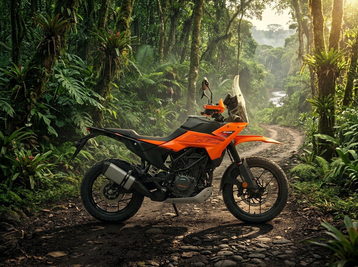 KTM 390 Adventure X começa a ser montada em Manaus e lidera em potência entre as trails médias