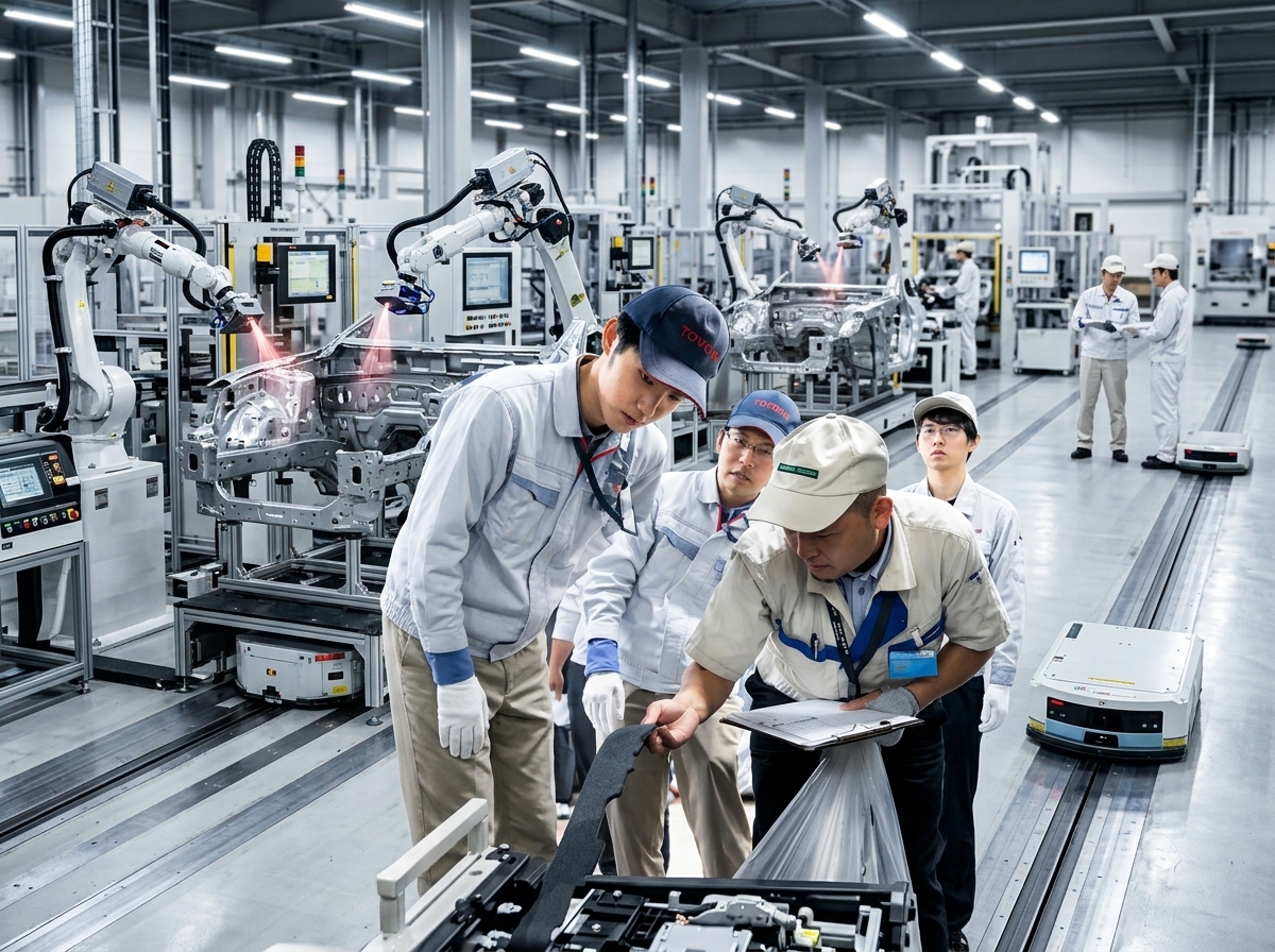 Toyota, Honda, Mazda, Suzuki e Mitsubishi unem forças para combater defeitos invisíveis e cortar custos de produção