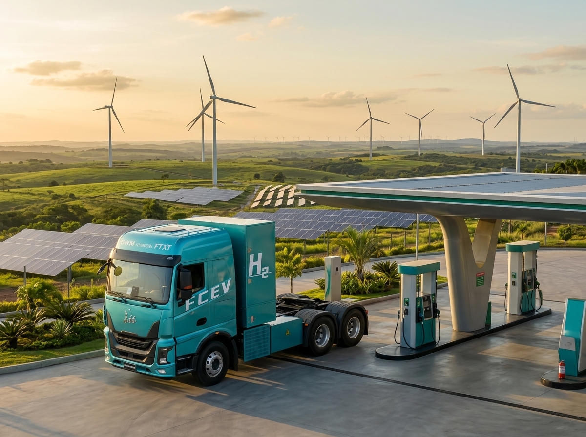 GWM abre negociações para vender caminhão a hidrogênio no Brasil