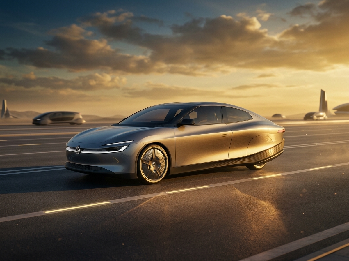 Volkswagen revela conceito elétrico com 1.400 km de autonomia e aerodinâmica recorde