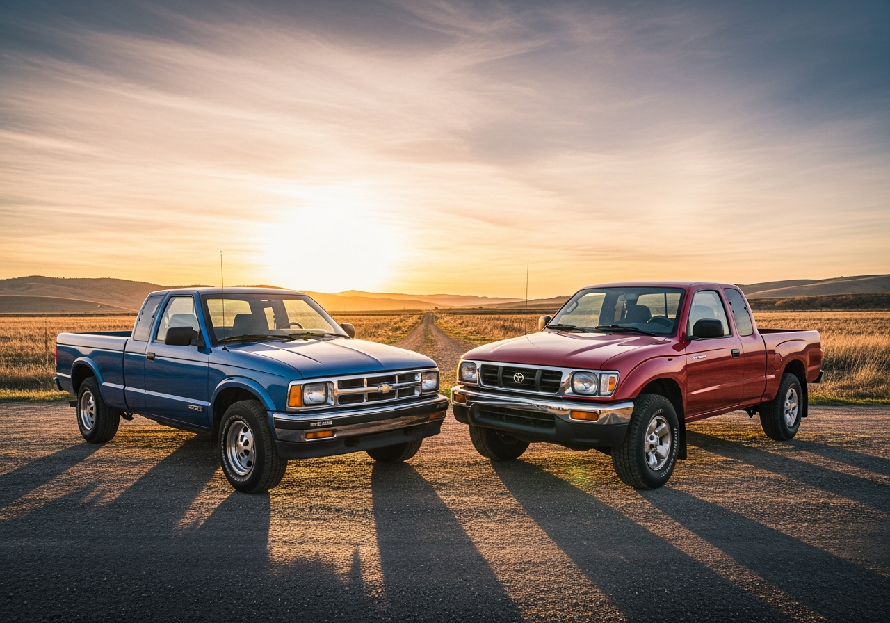 Ranger V6 vs. S10 V6: o duelo das picapes médias que marcaram uma geração
