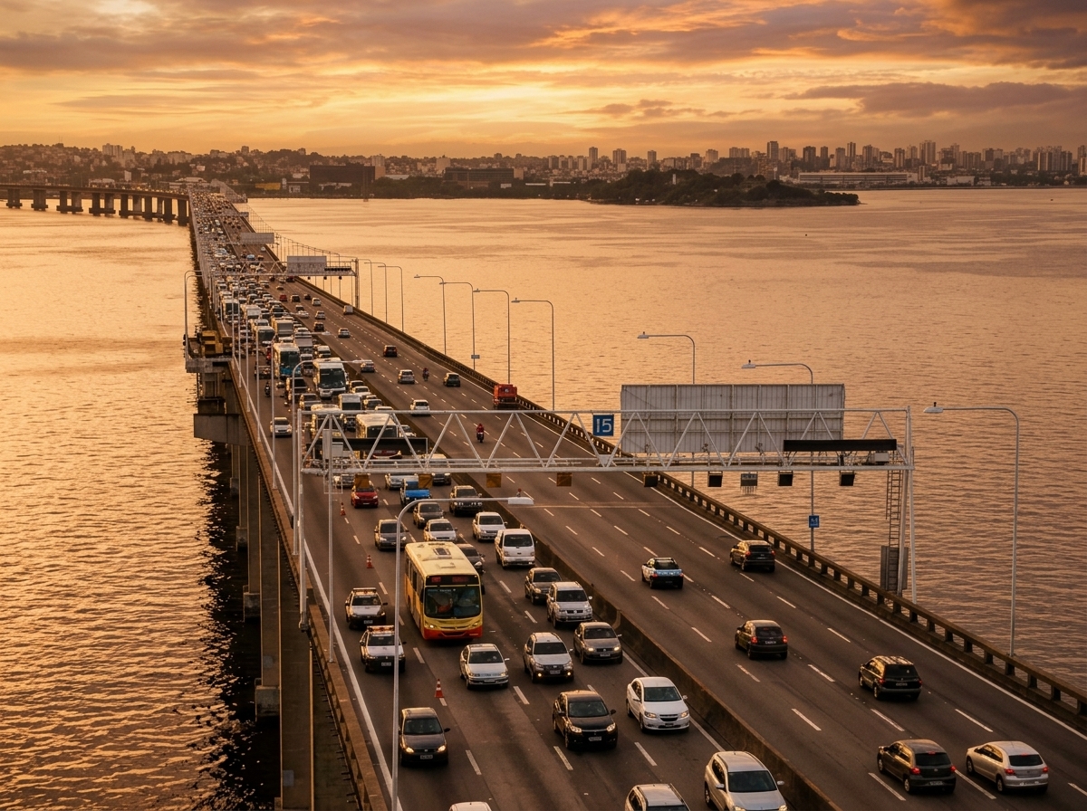 Ponte Rio-Niterói vai ganhar radar de velocidade média: entenda como funciona