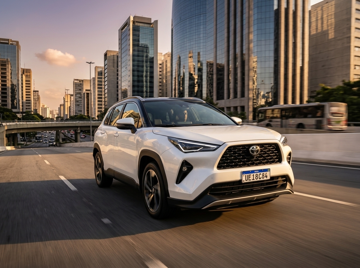 Toyota Yaris Cross bate recorde de vendas em outubro e entra no top 10 nacional