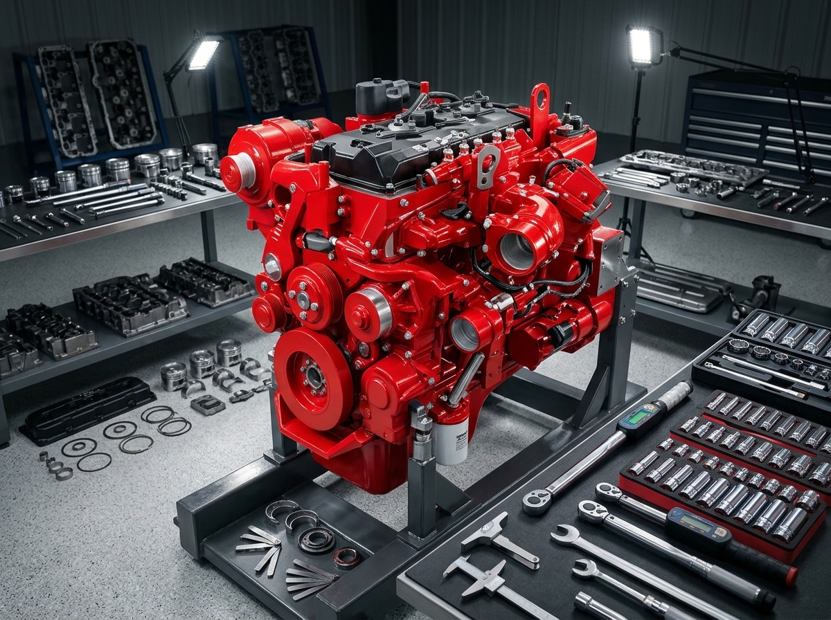Cummins antecipa novidades para a Fenatran 2026 com motor 14% mais potente e sistema de pós-tratamento mais leve