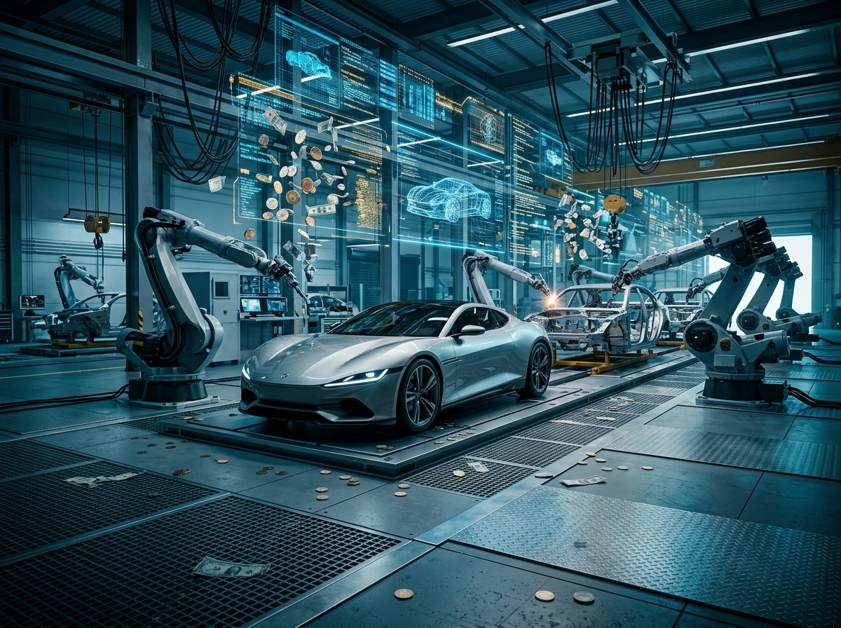 Indústria automotiva vai investir R$ 360 bilhões em IA até 2035, mas bolha ameaça montadoras ocidentais