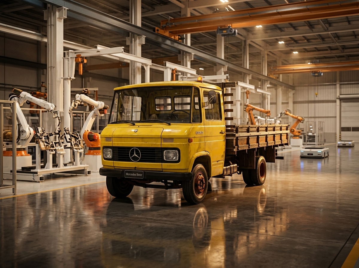 Mercedes-Benz reúne caminhoneiro com o 'Mercedinho' que ele entregou à marca há 32 anos