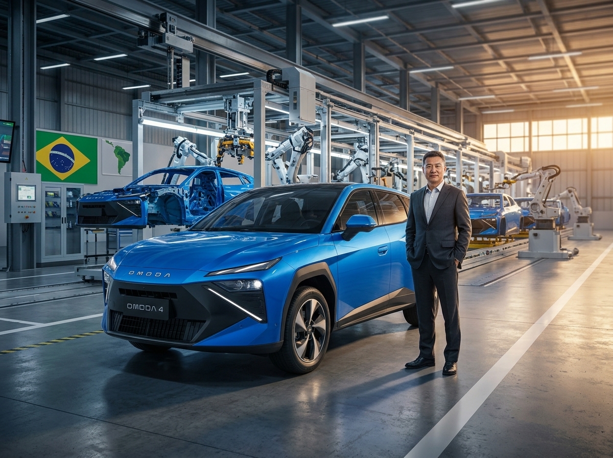 Chery mira o topo: presidente revela planos de produção local e novos modelos para o Brasil
