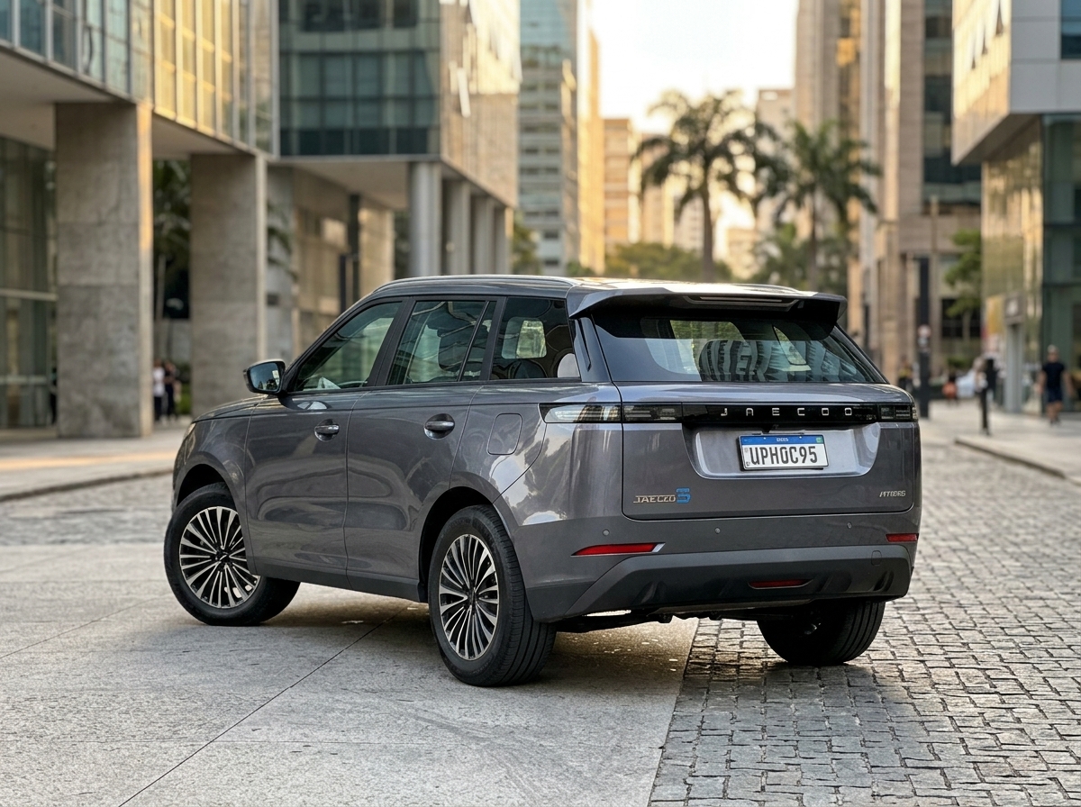 Jaecoo 5 chega ao Brasil com sistema híbrido, autonomia de quase 1.000 km e preço a partir de R$ 154.990