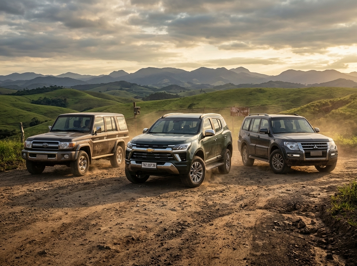 Trailblazer LTZ 2018 é quase R$ 65 mil mais barata que a SW4 SRX na Fipe de outubro