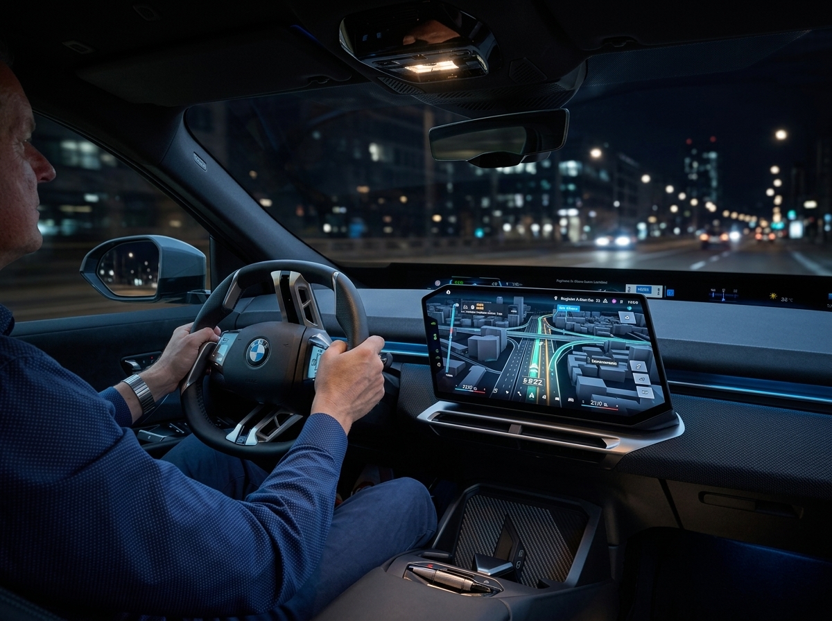 BMW Maps ganha visualização 3D integrada com sistemas de condução assistida