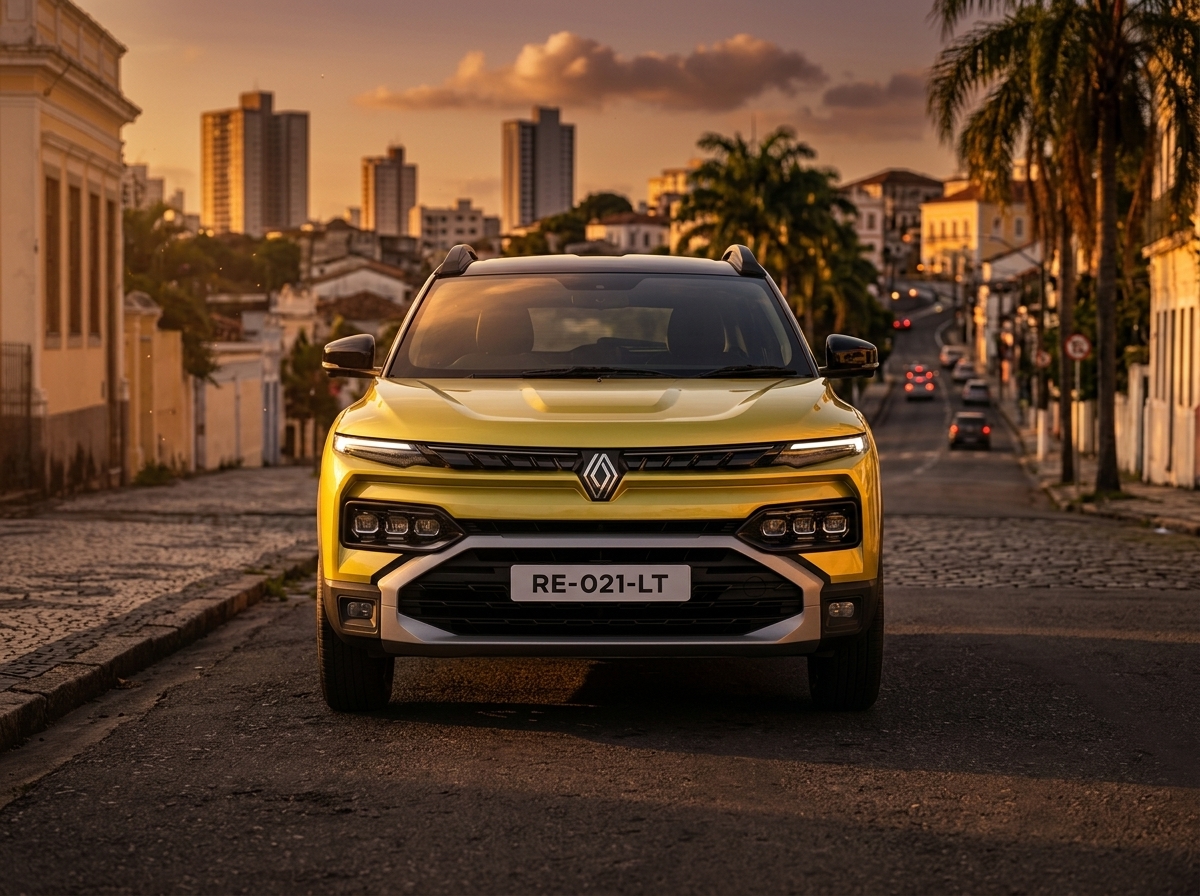 Renault registra no Brasil design de SUV maior que o Kwid com motor turbo de 100 cv