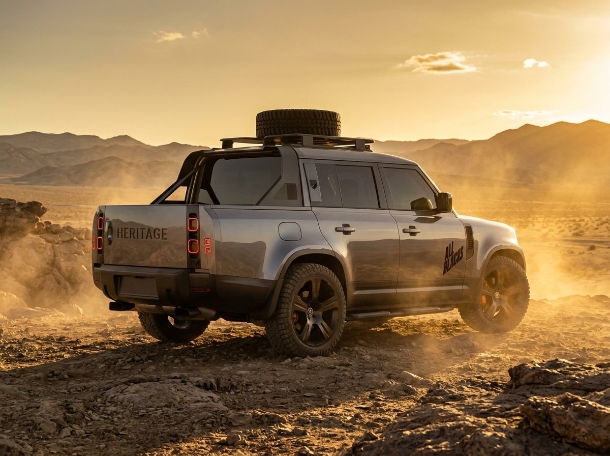 Land Rover estuda Defender picape em parceria com a Stellantis para o mercado americano