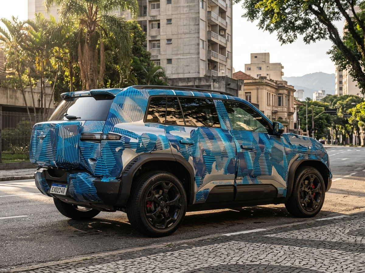 Denza B3 é flagrado em testes no Brasil e deve chegar em 2026 com até 510 cv